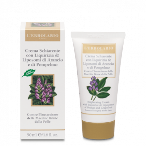 L'Erbolario Crema schiarente Viso e Corpo con Liquirizia e Liposomi di Arancio e di Pompelmo  Crema schiarente Viso e Corpo 50 ml