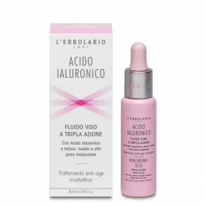 L'Erbolario Fluido Viso Acido Ialuronico 28 ml