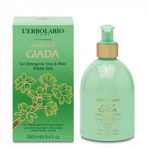 L'Erbolario Gel Detergente Viso & Mani Albero di Giada 280 ml