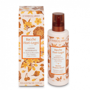 L'Erbolario Lozione Deodorante Bacche Fiori Legni 100 ml