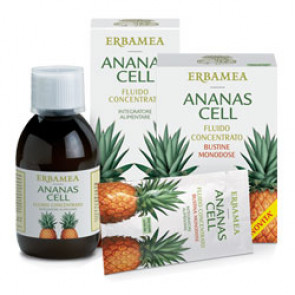 Erbamea Ananas Cell Fluido Concetrato Confezione da 15 bustine monodose da 20 ml