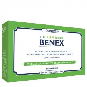 Erboristeria Magentina Compresse Natural Benex 40 compresse