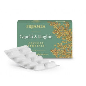 Erbamea Capelli e unghie 24 capsule vegetali