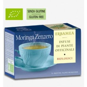 Erbamea MORINGA-ZENZERO 20 bustine filtro da agricoltura Biologica  