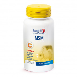 LongLife MSM 1000mg  60 tavolette 