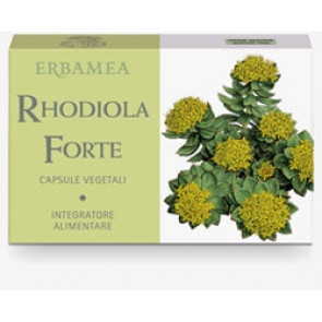 Erbamea RHODIOLA FORTE 24 Capsule Vegetali con estratti secchi di Piante Singole