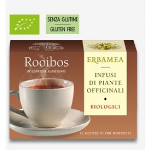 Erbamea ROOIBOS 20 bustine filtro da agricoltura Biologica 