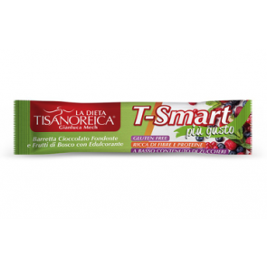 Tisanoreica Barretta Cioccolato Fondente e Frutti Rossi 35 gr