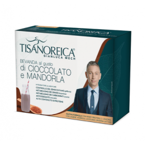 Tisanoreica BEVANDA GUSTO CIOCCOLATO E MANDORLA 4 PAT da 28,5g.