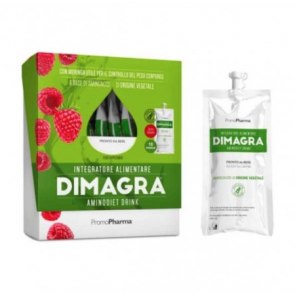 PromoPharma Dimagra® Aminodiet Drink® Gusto Lampone 10 pouch da 80 g