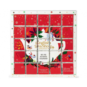 English Tea Shop Calendario dell'Avvento Bio - Red Christmas