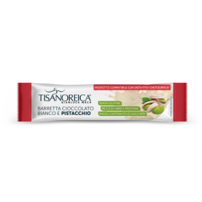 Tisanoreica Barretta Cioccolato Bianco e Pistacchio 35 gr