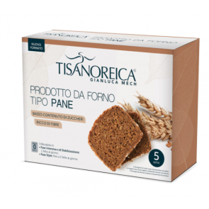 Tisanoreica PRODOTTO DA FORNO TIPO PANE 250  gr ( 5 fette x 50 gr )