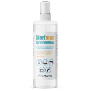 PromoPharma Steriman® Spray Multiuso 500 ml 75% di alcool 