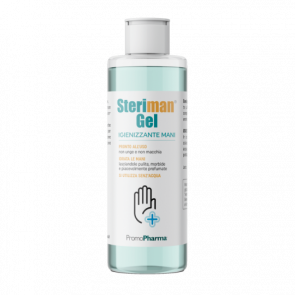 PromoPharma Steriman® Gel flacone 100 ml 70% di alcool 