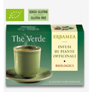 Erbamea THE' VERDE 20 bustine filtro da agricoltura Biologico 