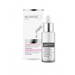 Incarose CONCENTRATI PURI VITAMINE A+C+E+F 5% - FLUIDO RIVITALIZZANTE 15 ML