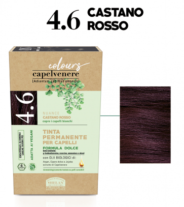 Helan CAPELVENERE COLOURS Permanent Hair Dyes - 4.6 Castano Rosso