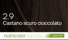 Bios Line Biokap Nutricolor Delicato Rapid Hair Dye 135 ml - 2.90 DARK CHESTNUT CHOCOLATE 