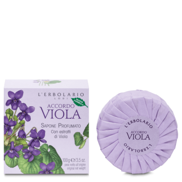 L'Erbolario Perfumed Soap Accordo Viola 100 g