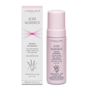 L'Erbolario Cleansing Mousse for the face Hyaluronic Acid 150 ml