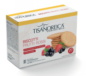 Tisanoreica PREPARED TYPE OF BISCUITS TO RED FRUITS 150G