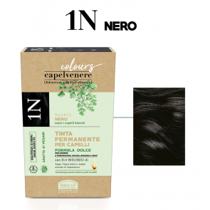 Helan CAPELVENERE COLOURS Permanent Hair Dyes - 1N Nero 125 ml
