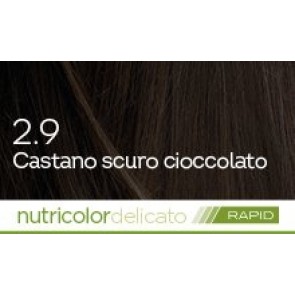 Bios Line Biokap Nutricolor Delicato Rapid Hair Dye 135 ml - 2.90 DARK CHESTNUT CHOCOLATE 
