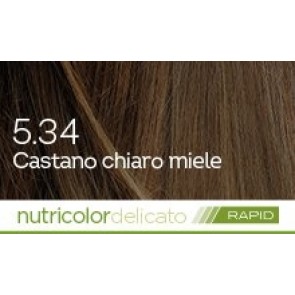 Bios Line Biokap Nutricolor Delicato Rapid Hair Dye 135 ml - 5.34 HONEY CHESTNUT