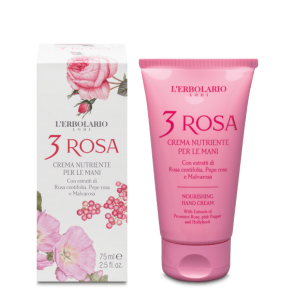 L'Erbolario Nourishing Hand Cream 3 Rosa 75 ml