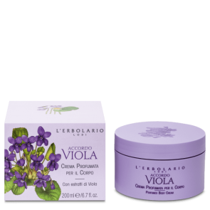 L'Erbolario Perfumed Body Cream Accordo Viola 200 ml