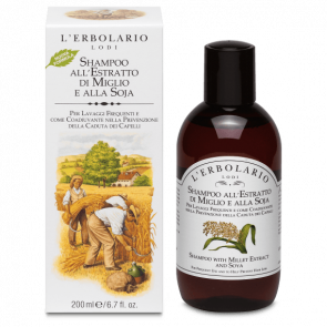 L'Erbolario Shampoo with Millet Extract and Soya 200 ml