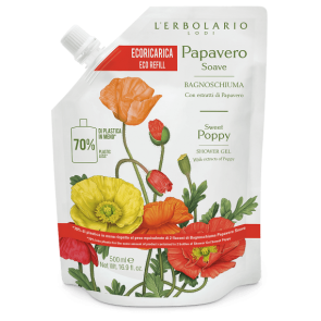 L'Erbolario Eco Refill Shower Gel Sweet Poppy 500 ml 