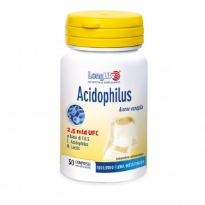 LONGLIFE ACIDOPHILUS DIETARY SUPPLEMENT 30 CHEWABLE TABLETS