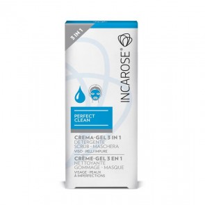 Incarose Perfect Clean crema gel 3 in 1 detergente-scrub-maschera viso pelli impure 75 ml