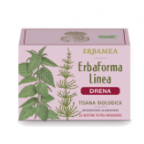 Erbamea Erbaforma Linea Drena - Organic herbal tea ￼ 20 single dose filter bags