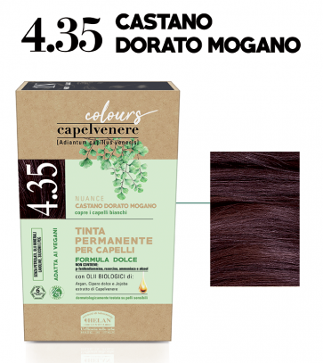 Helan CAPELVENERE COLOURS Permanent Hair Dyes - 4.35 Castano Dorato Mogano