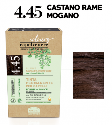 Helan CAPELVENERE COLOURS Permanent Hair Dyes - 4.45 Castano Rame Mogano