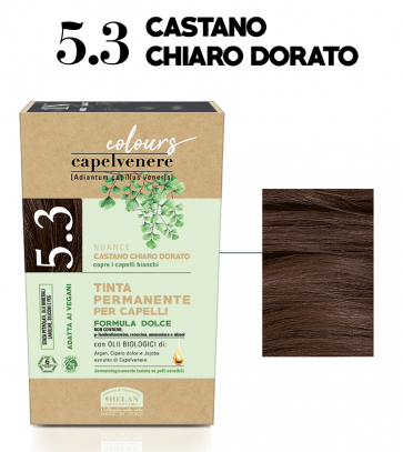 Helan CAPELVENERE COLOURS Permanent Hair Dyes - 5.3 Castano Chiaro Dorato