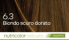 Bios Line BioKap Nutricolor Delicato Rapid Hair Dye 135 ml - 6.66 DARK GOLDEN BLOND