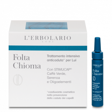 L'Erbolario Intensive treatment for thinning hair* for Him Folta Chioma 12 Vials of 6 ml