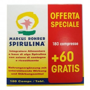 Marcus Roher SPIRULINA 180 + 60 comprimès 