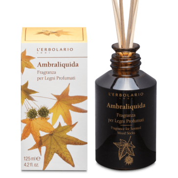 L'Erbolrio Fragrance for Scented Wood Sticks Ambraliquida 125 ml