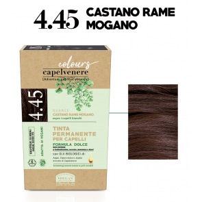 Helan CAPELVENERE COLOURS Permanent Hair Dyes - 4.45 Castano Rame Mogano