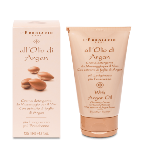 L'Erbolario Cleansing Cream for facial Massage Argan Oil 125 ml 