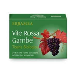 Erbamea VITE ROSSA GAMBE Organic herbal tea